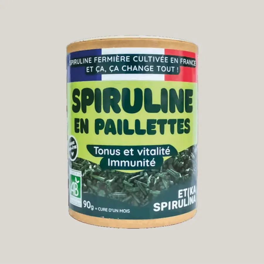 Spiruline en Paillettes Bio - Etika Spirulina - Etika Spirulina